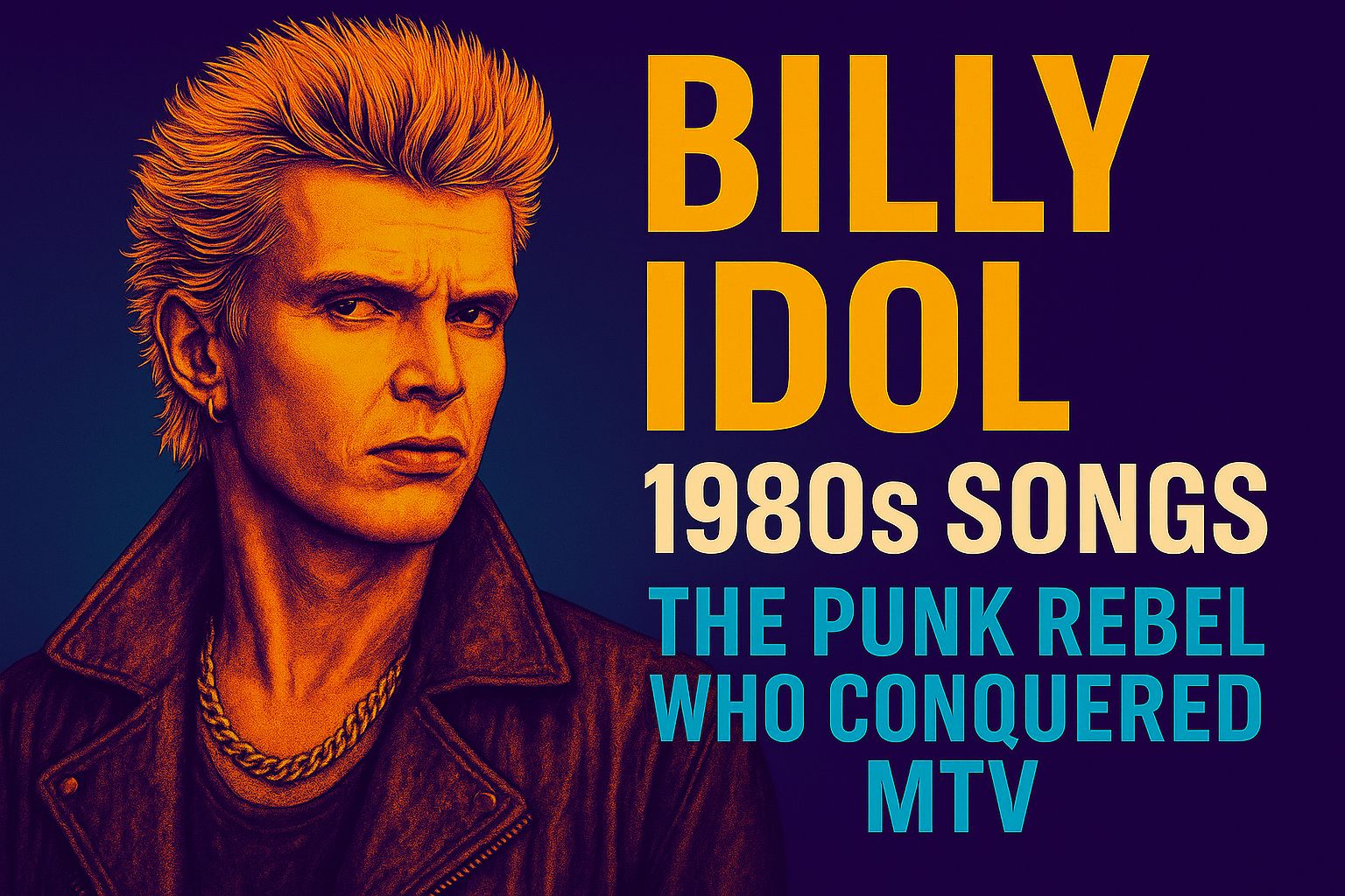 Billy Idol 1980s Songs: The Punk Rebel Who Conquered MTV